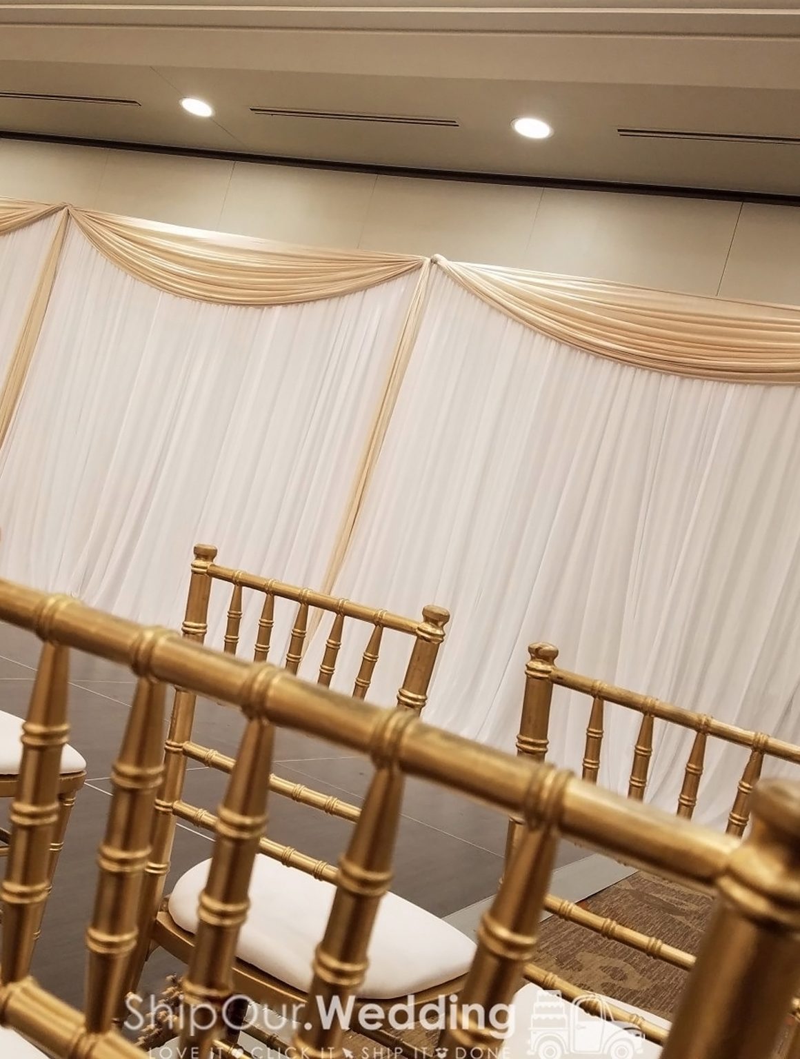 (5) Day Rental Wedding Draping - Low Cost DIY Kits for $159