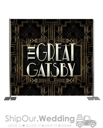 Gatsby step repeat backdrop
