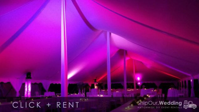 example_of_hot_pink_uplighting_in_tent