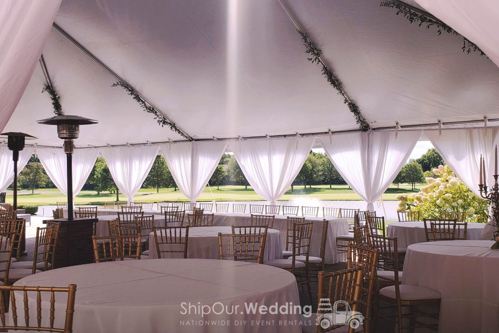 Draping tents 2025 for weddings