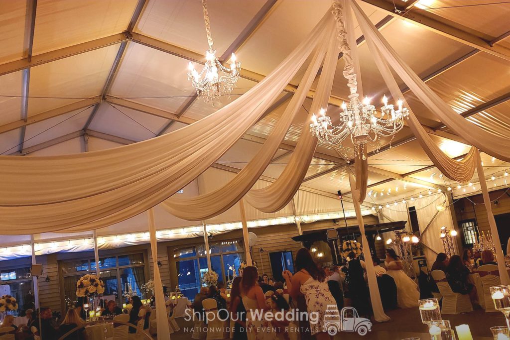 Draping tents 2025 for weddings