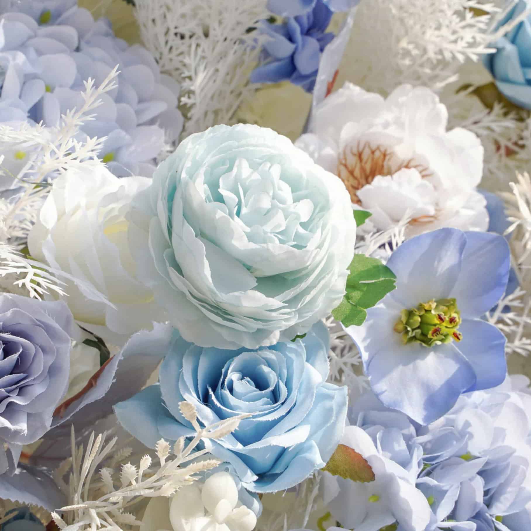 5 Day Blue Flower Wall Rental DIY Backdrop For 519 5 Day Blue Flower Wall Rental DIY Backdrop For 519