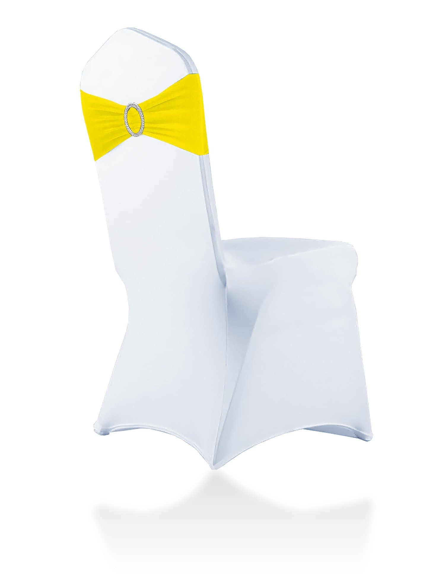 Rent Yellow Chair Cover Folding Sash (Ship DIY Birthday Party Kit)