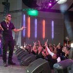 Rapper Nelly from Party with Chroma-Tron